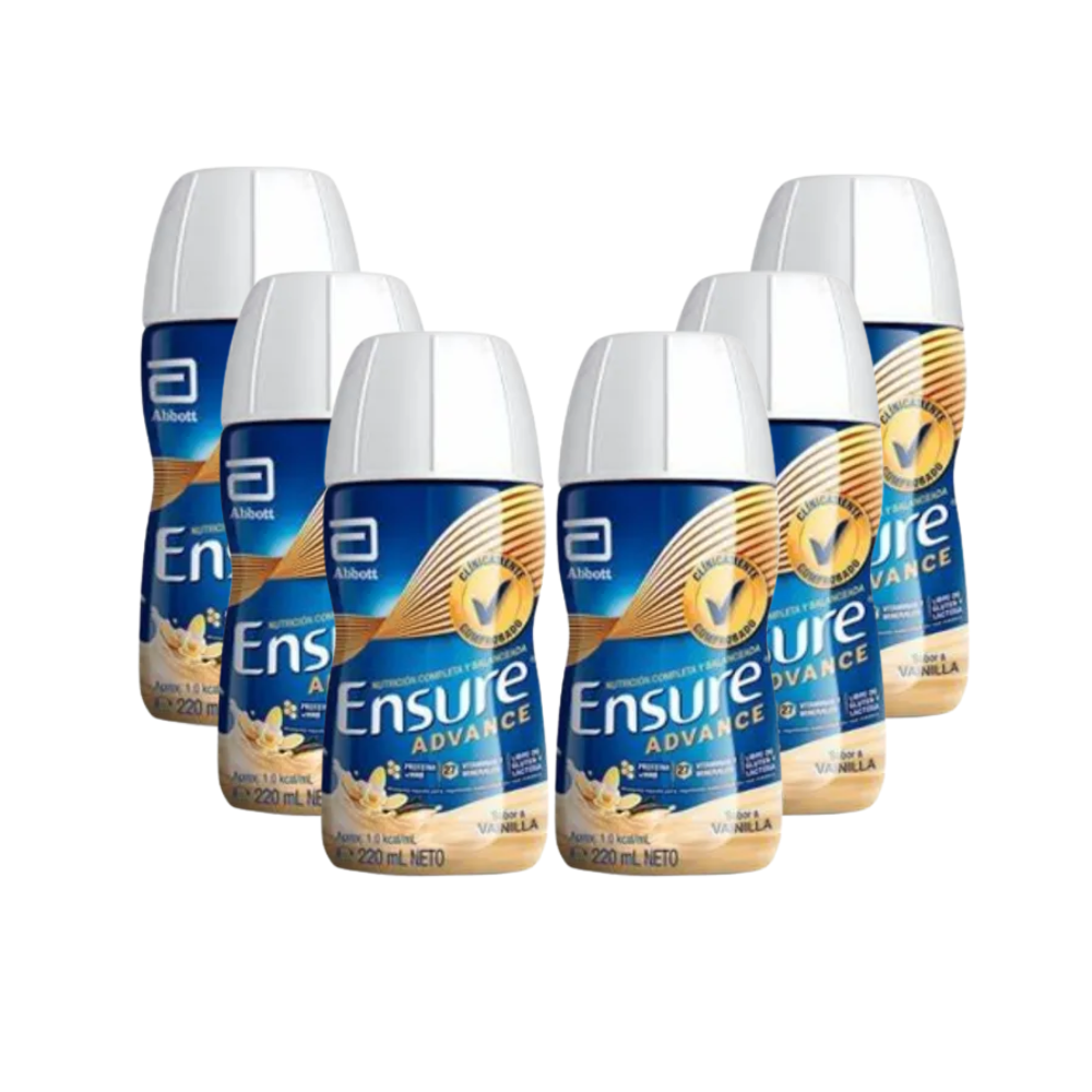 Ensure Advance Sabor Vainilla 220ml - Pack x6-0