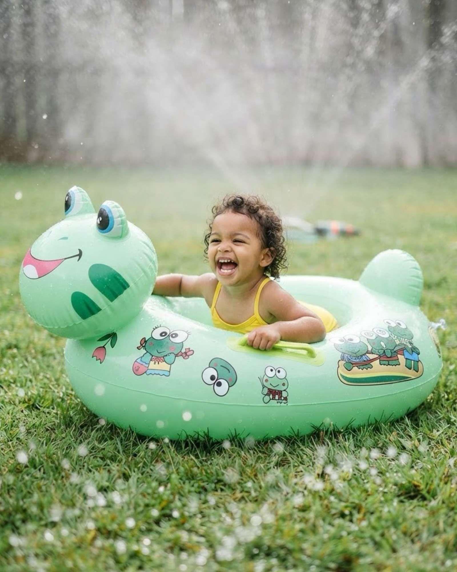 Flotador Infantil Inflable con Asas Diseño Animal para Piscina4-4