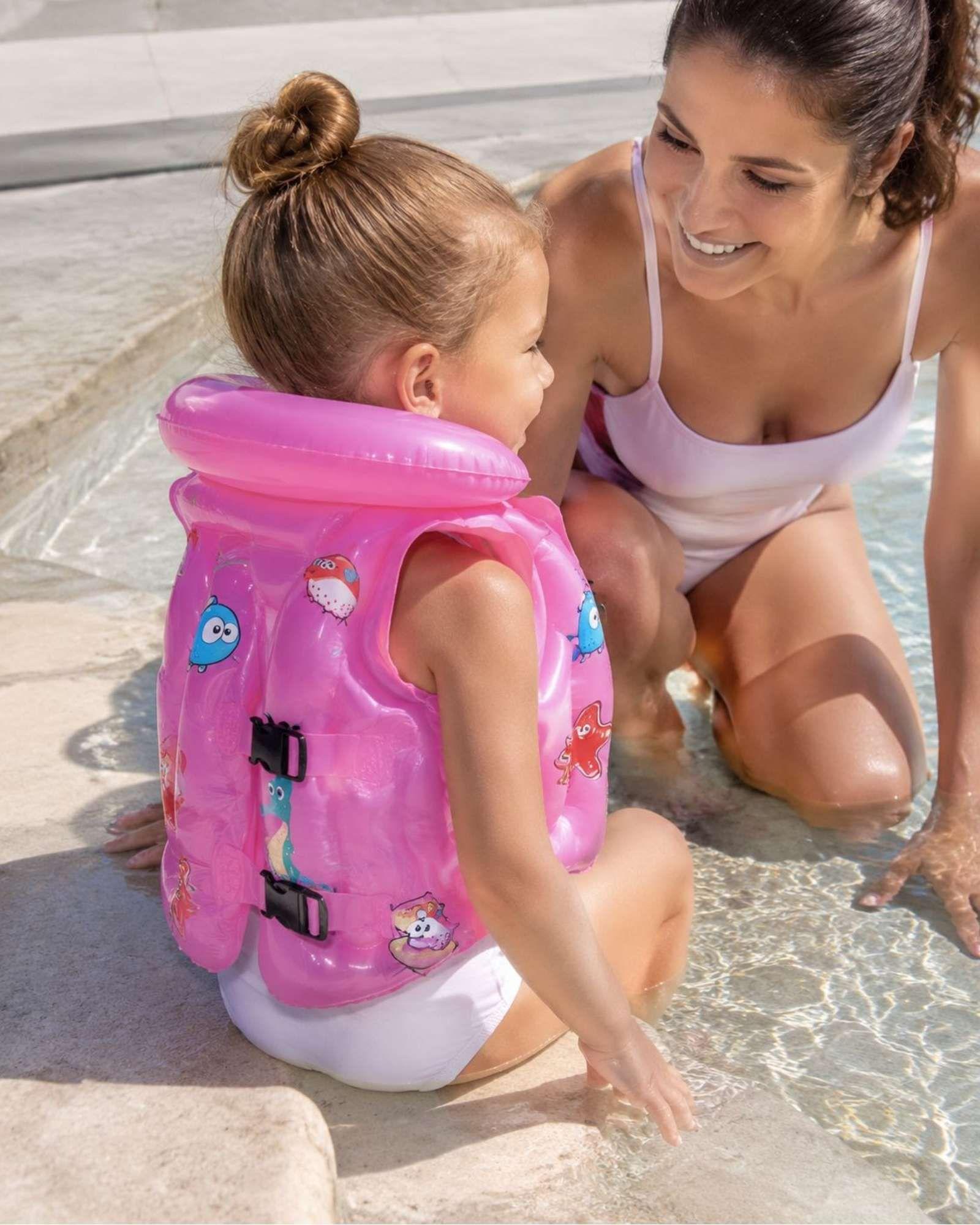 Chaleco Inflable Infantil con Doble Broche para Piscina10-3