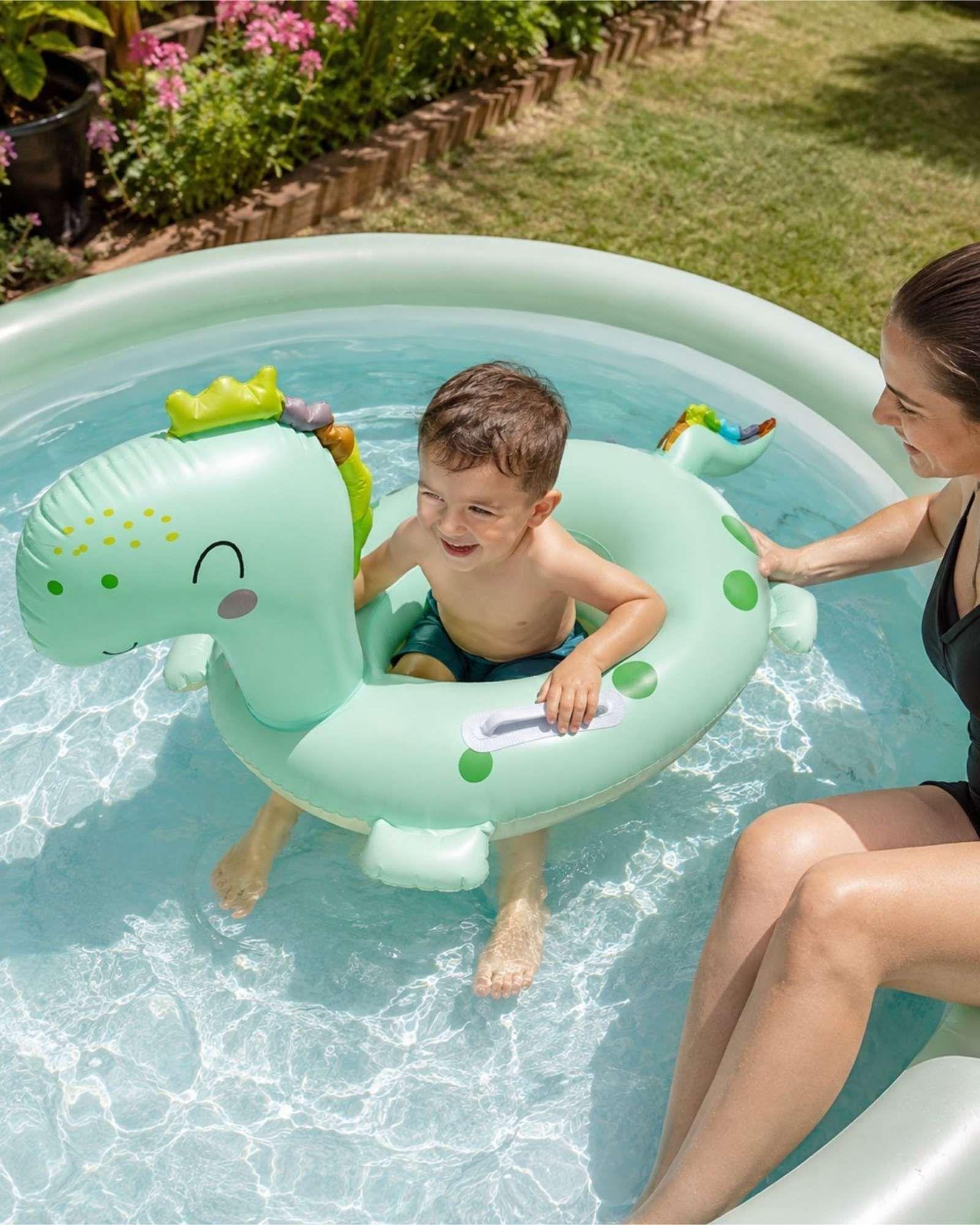 Flotador Infantil Inflable con Asas Diseño Animal para Piscina7-2