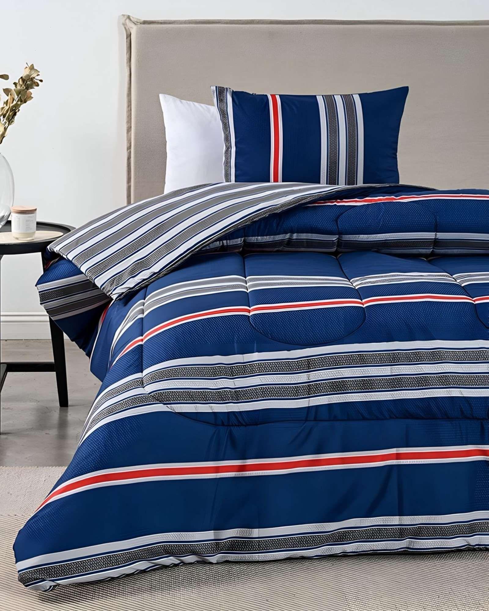 Plumón Relleno Diseño estampado 1.5 Plazas American Family A04-2