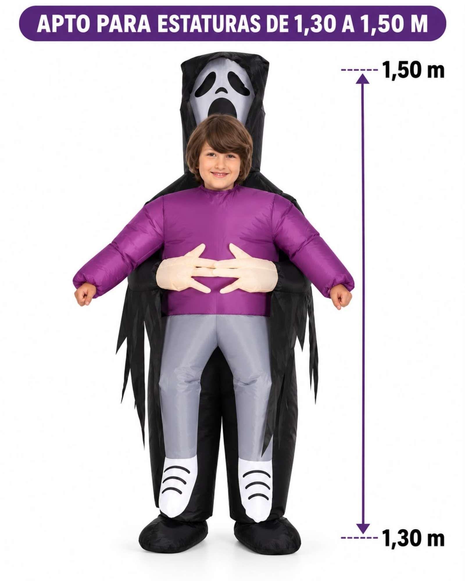 Disfraz Inflable Alien Infantil 130-150 cm-7