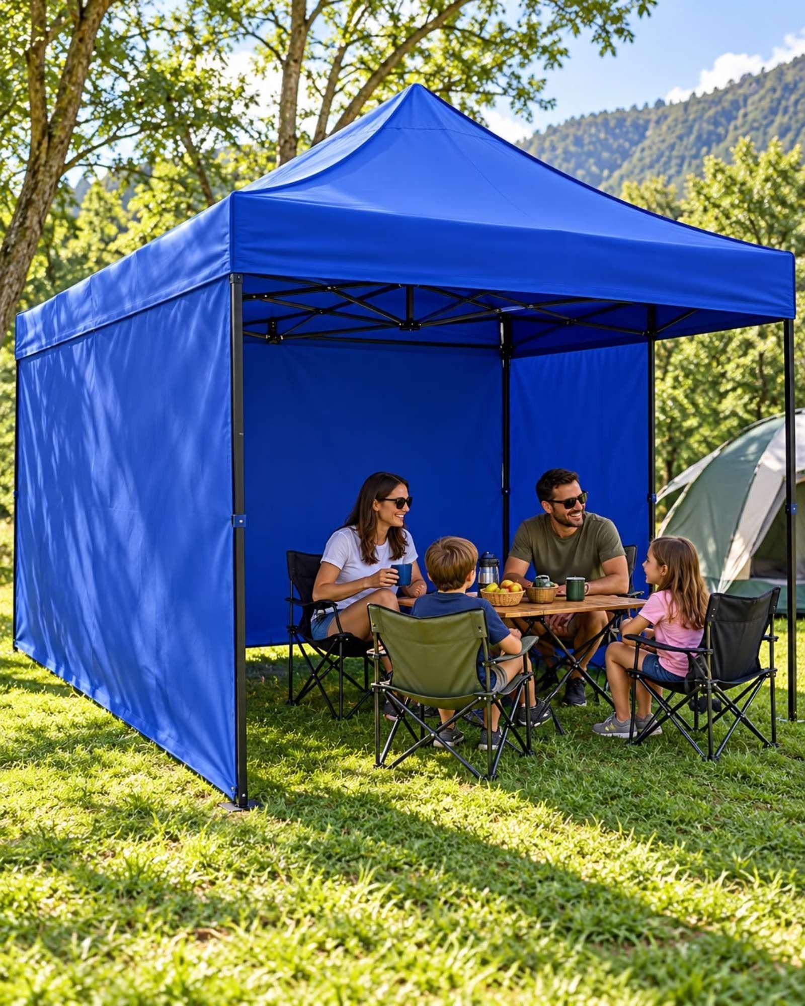 Cubierta Azul para Toldo Plegable de 3 × 3 m-5