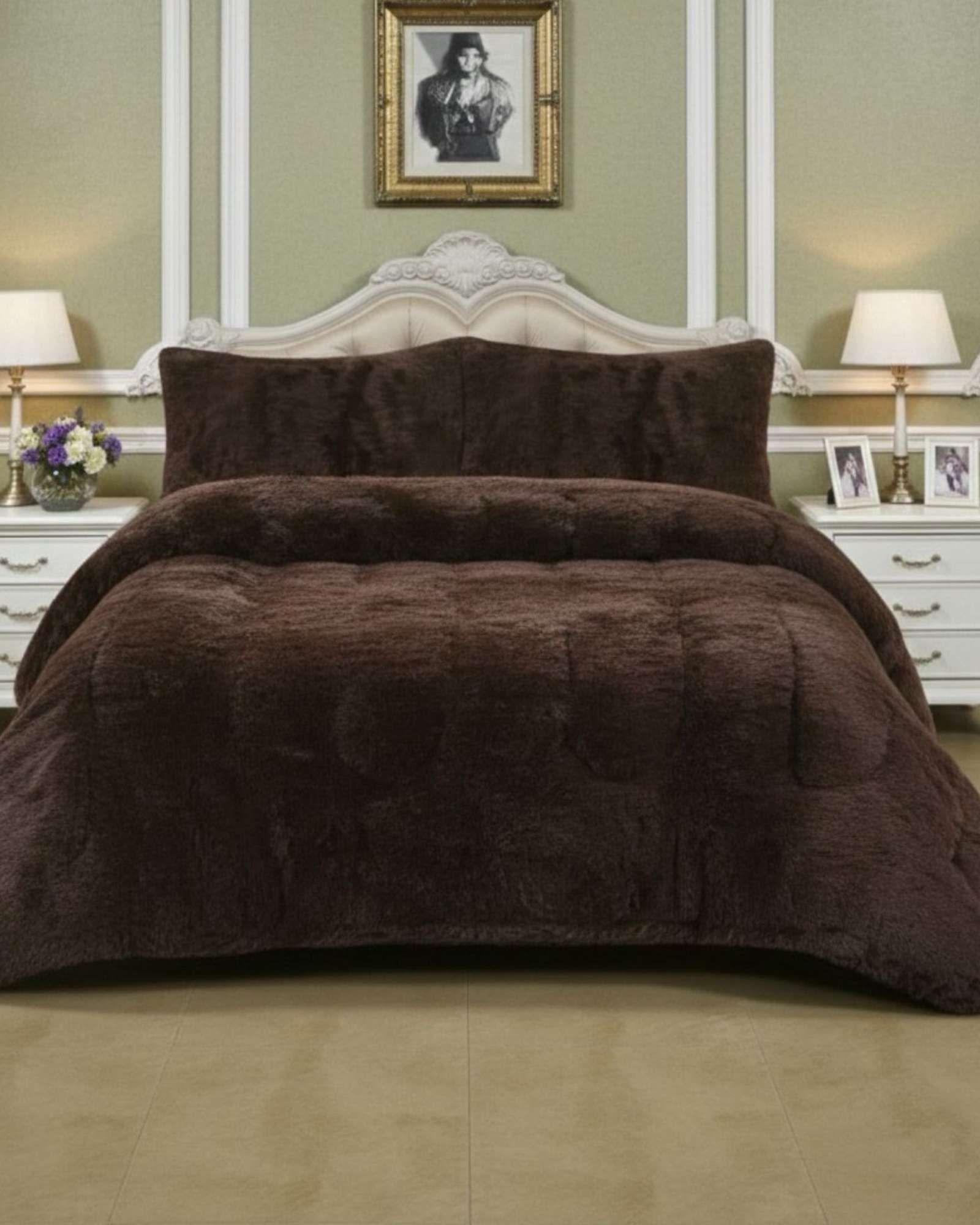 Cubrecama Otoño Invierno Chiporro Peludo Premium 2 Plazas  A76-2