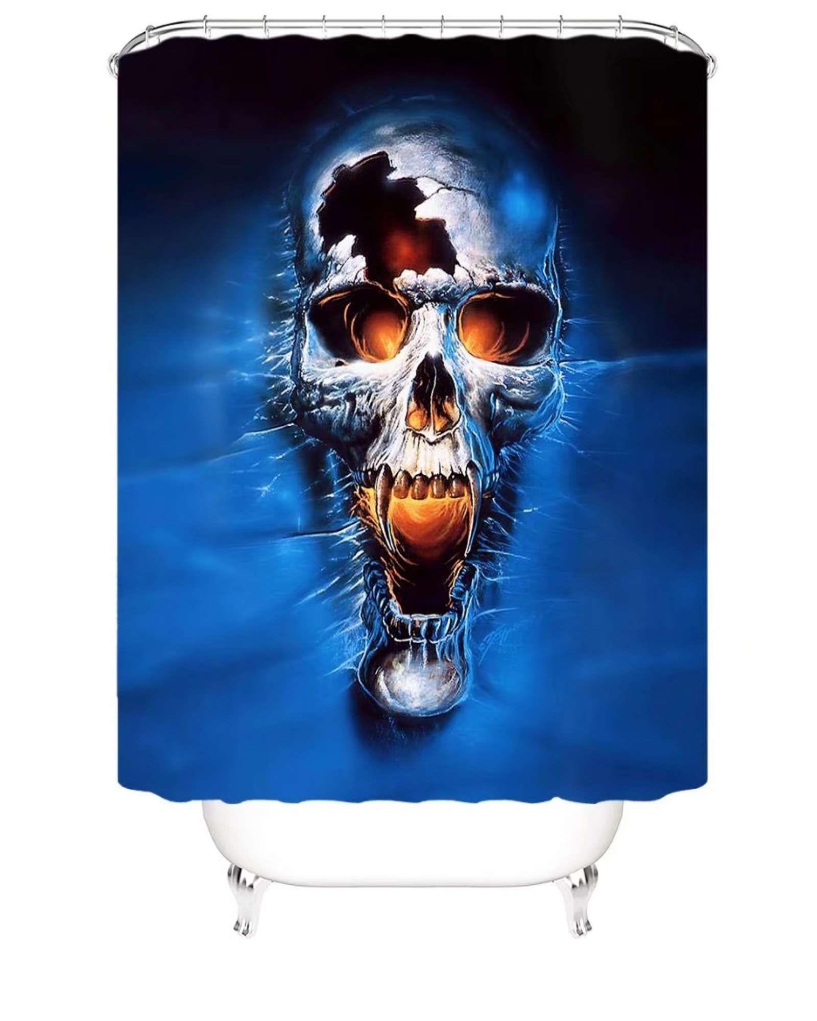 Juego de Cortina de Baño Tela Género + Forro Impermeable T30-4