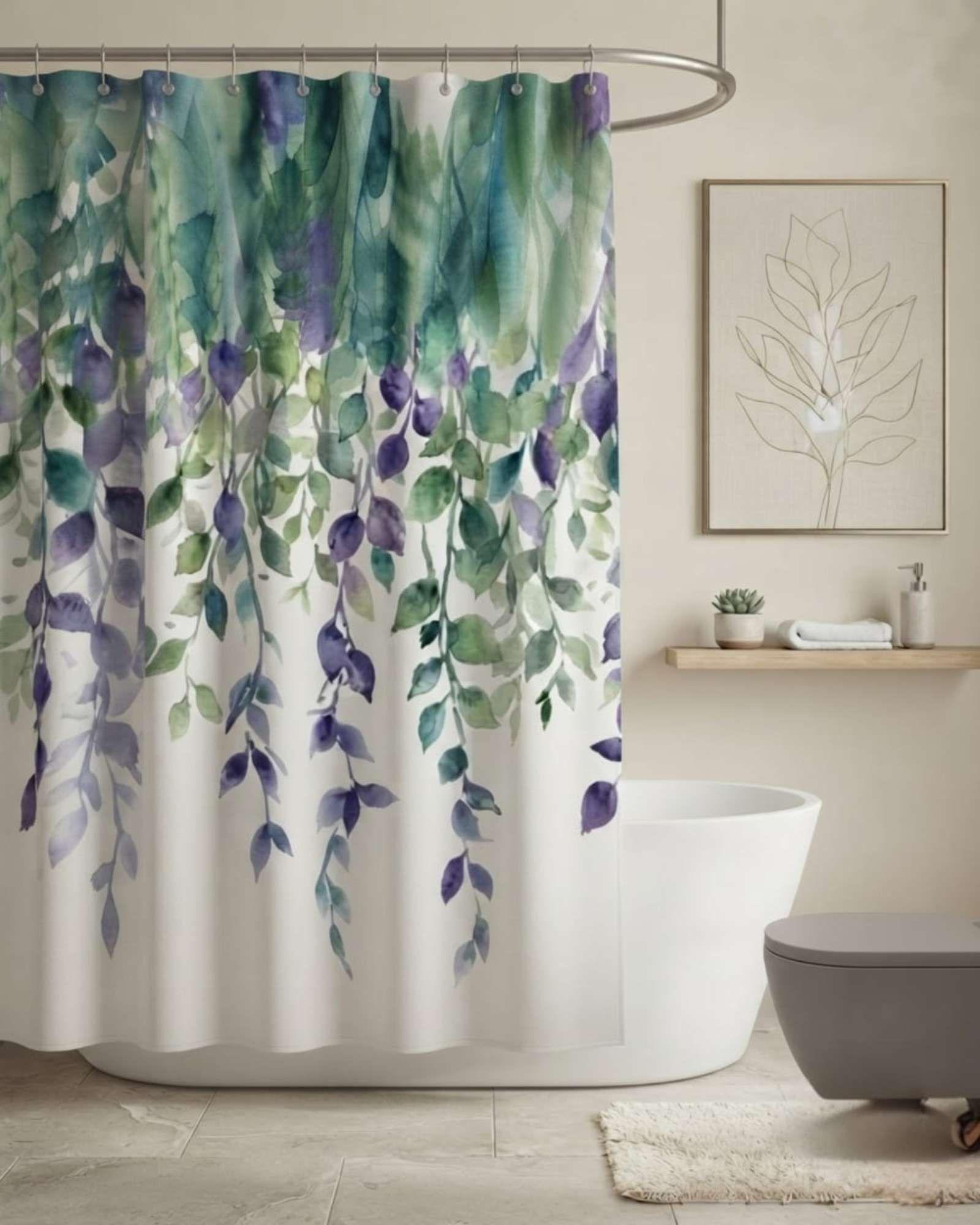 Pack de Cortina De Baño Con Forro Impermeable Surtido.-2