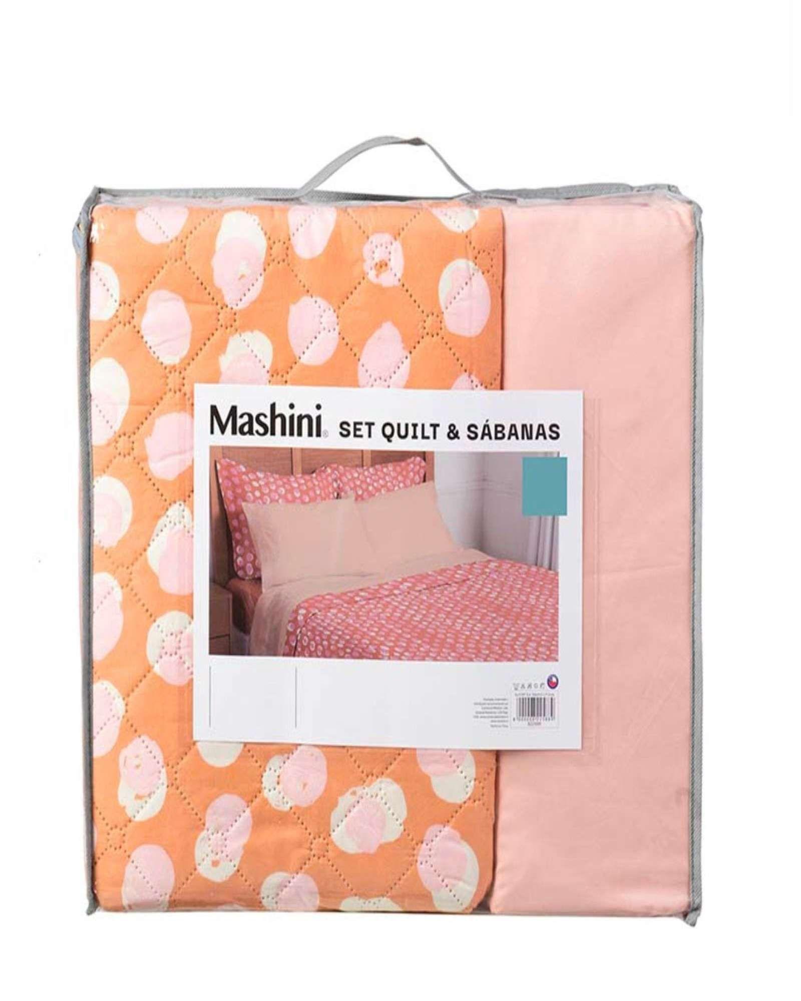Quilt Cubrecama king Con Sabanas mas 2 DE ALMOHADA DE REGALO B129-3