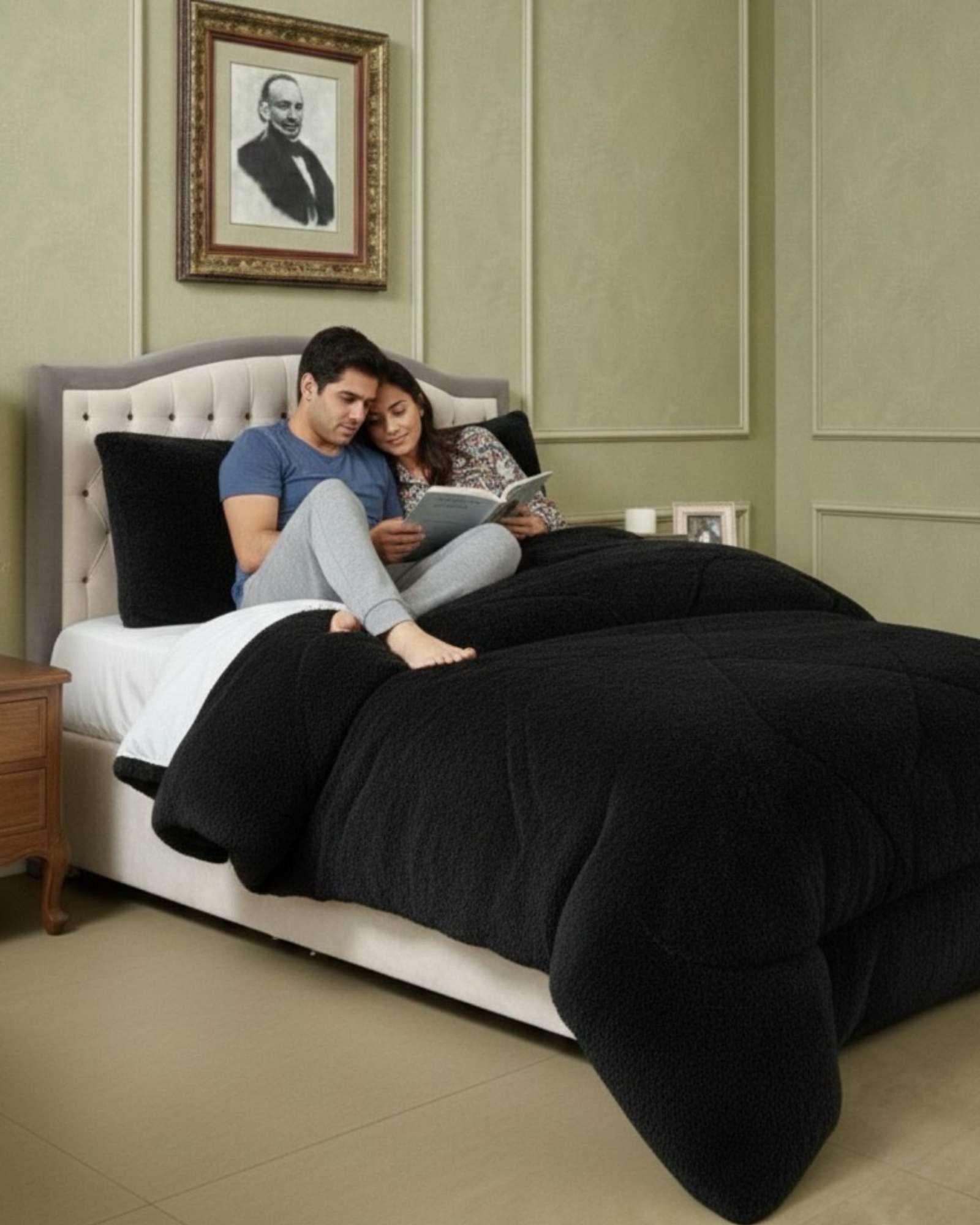 Cubrecama Otoño Invierno Chiporro Peludo Premium King 250 cm x 270 cm A83-0