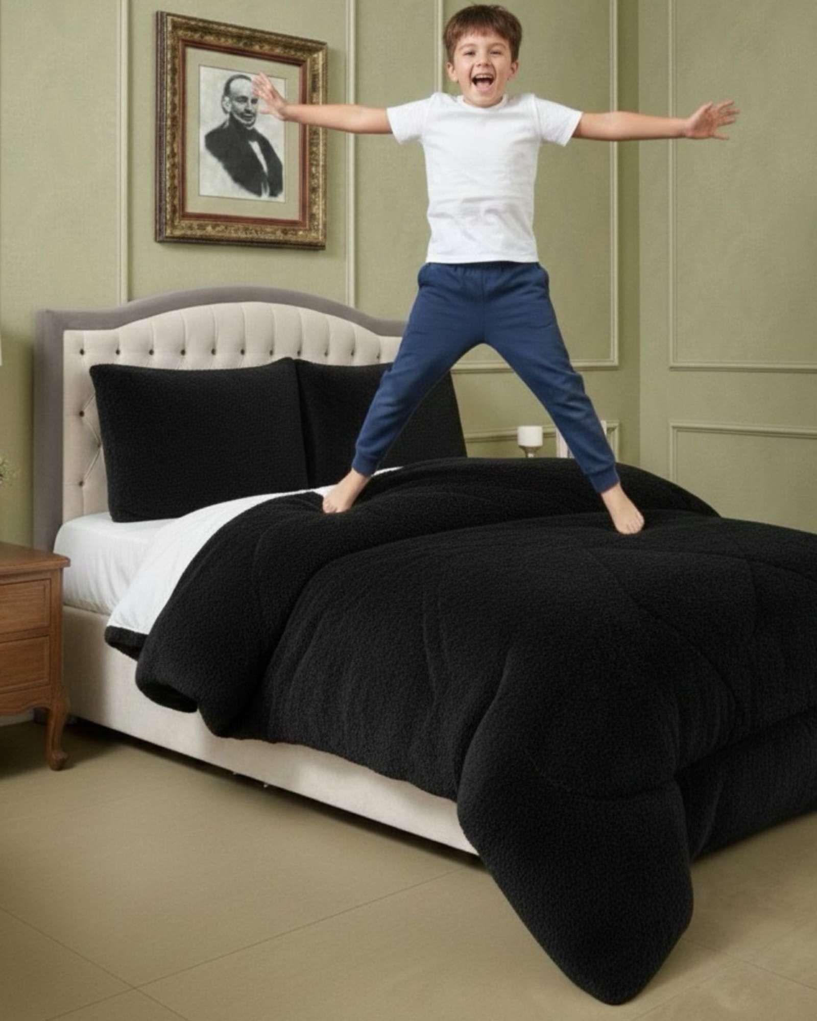 Cubrecama Otoño Invierno Chiporro Peludo Premium King 250 cm x 270 cm A83-4