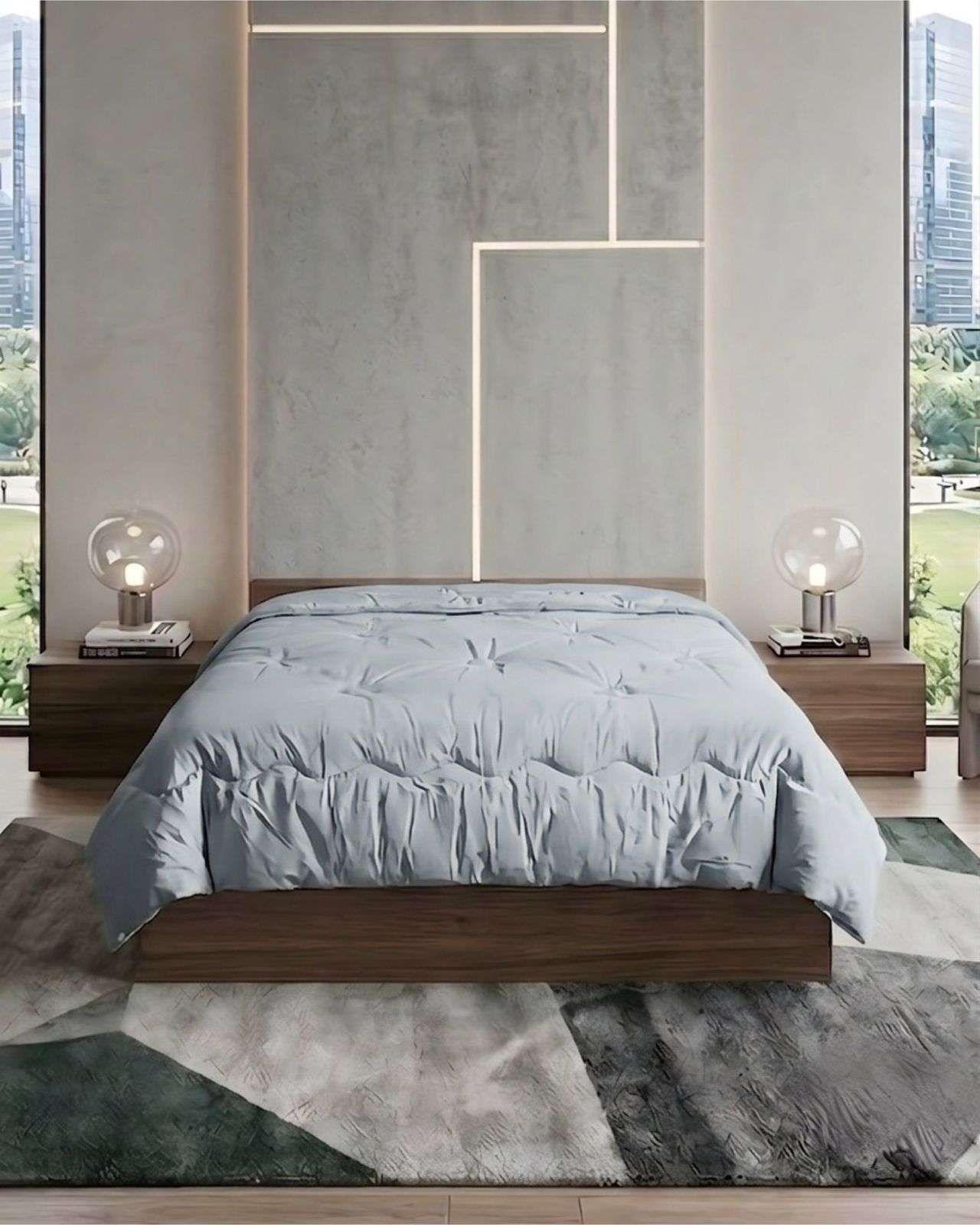 Plumón Delgado Invierno Sherpa  Suave  Premium 2  Plaza  200x230cma06-2