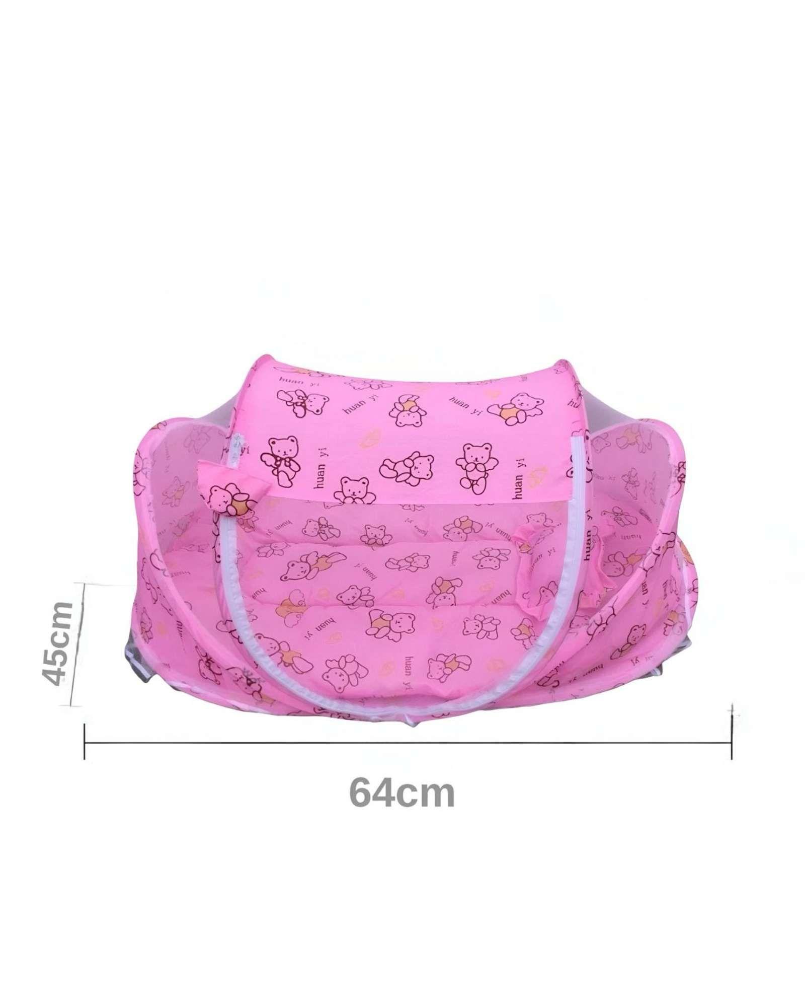 Mosquitero para bebé plegable portátil niña-3