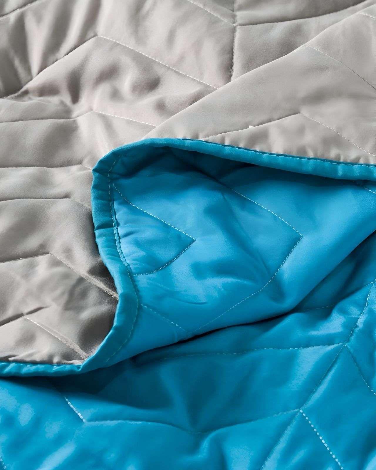 Cubrecama Colcha Quilt Bicolor 2 Plazas American Family M01-2