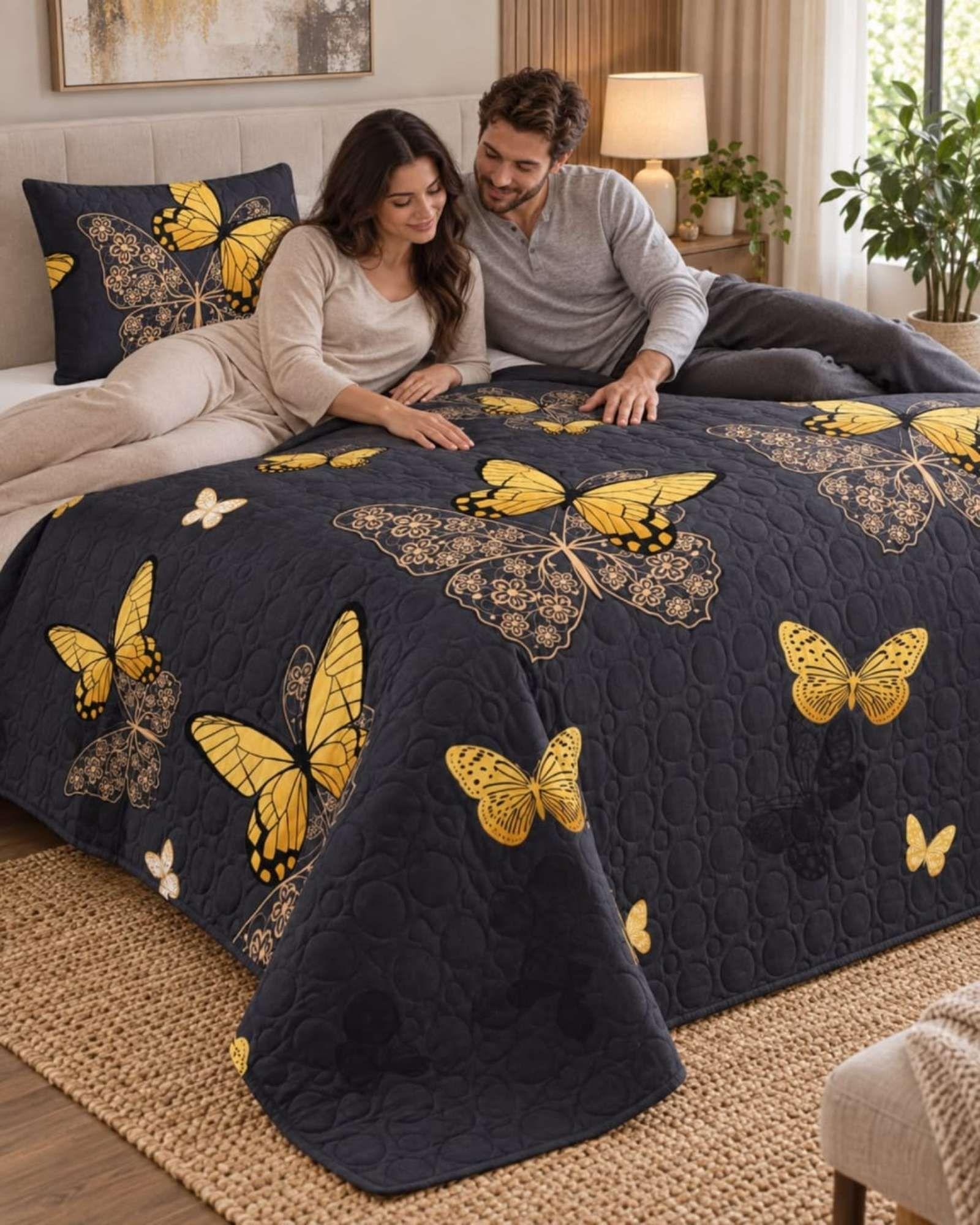 Cubrecama Quilts Plaza y Media  Con Funda De Almohada C3-4