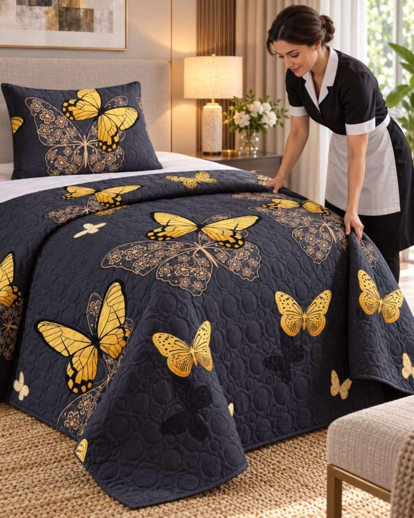 Cubrecama Quilts Plaza y Media  Con Funda De Almohada C3-2