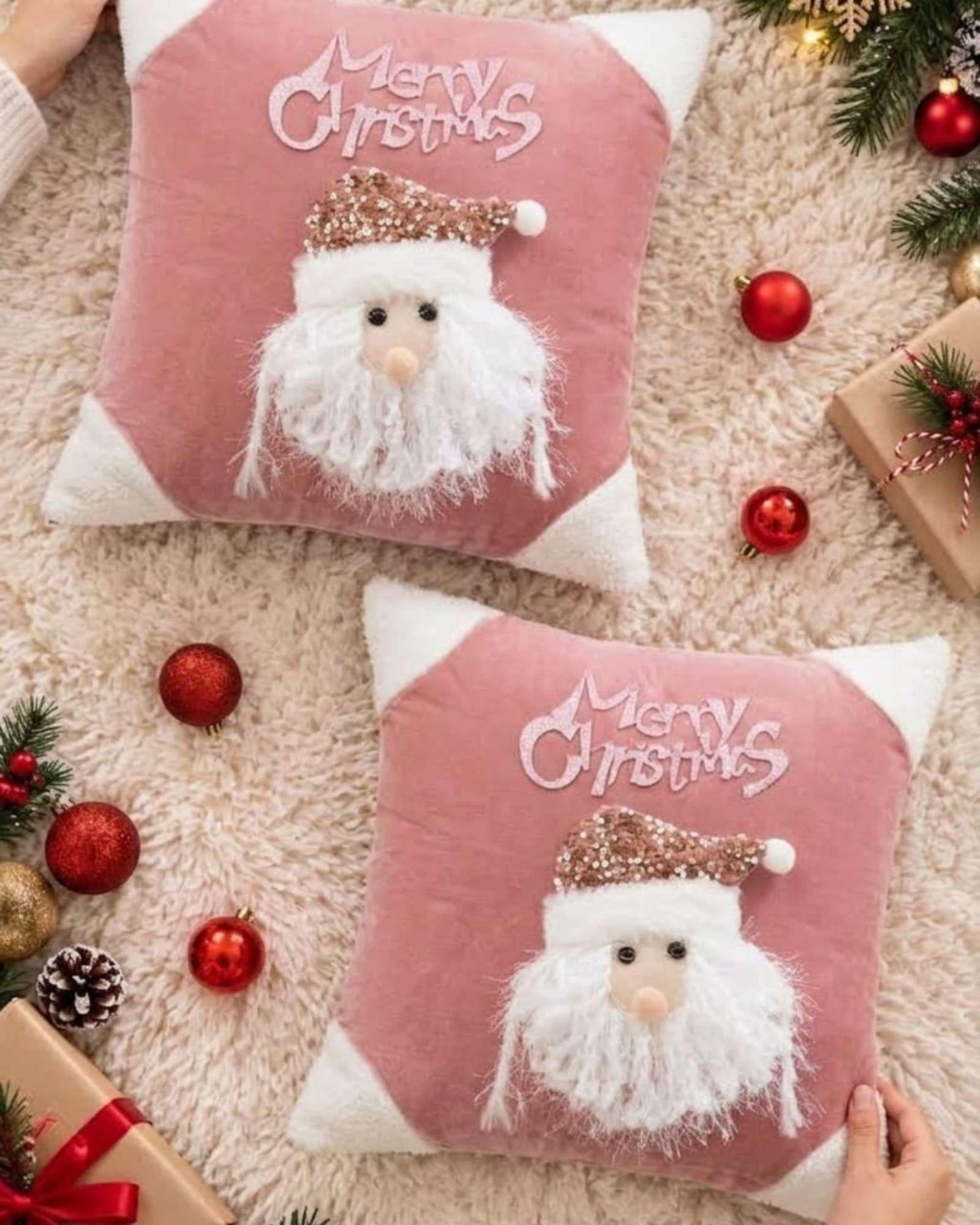 Pack de 2 Fundas para Cojín de Navidad 45x45 cm 20-3