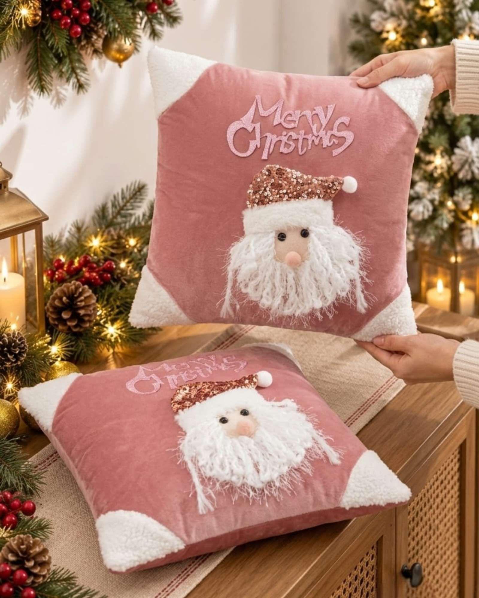 Pack de 2 Fundas para Cojín de Navidad 45x45 cm 20-4