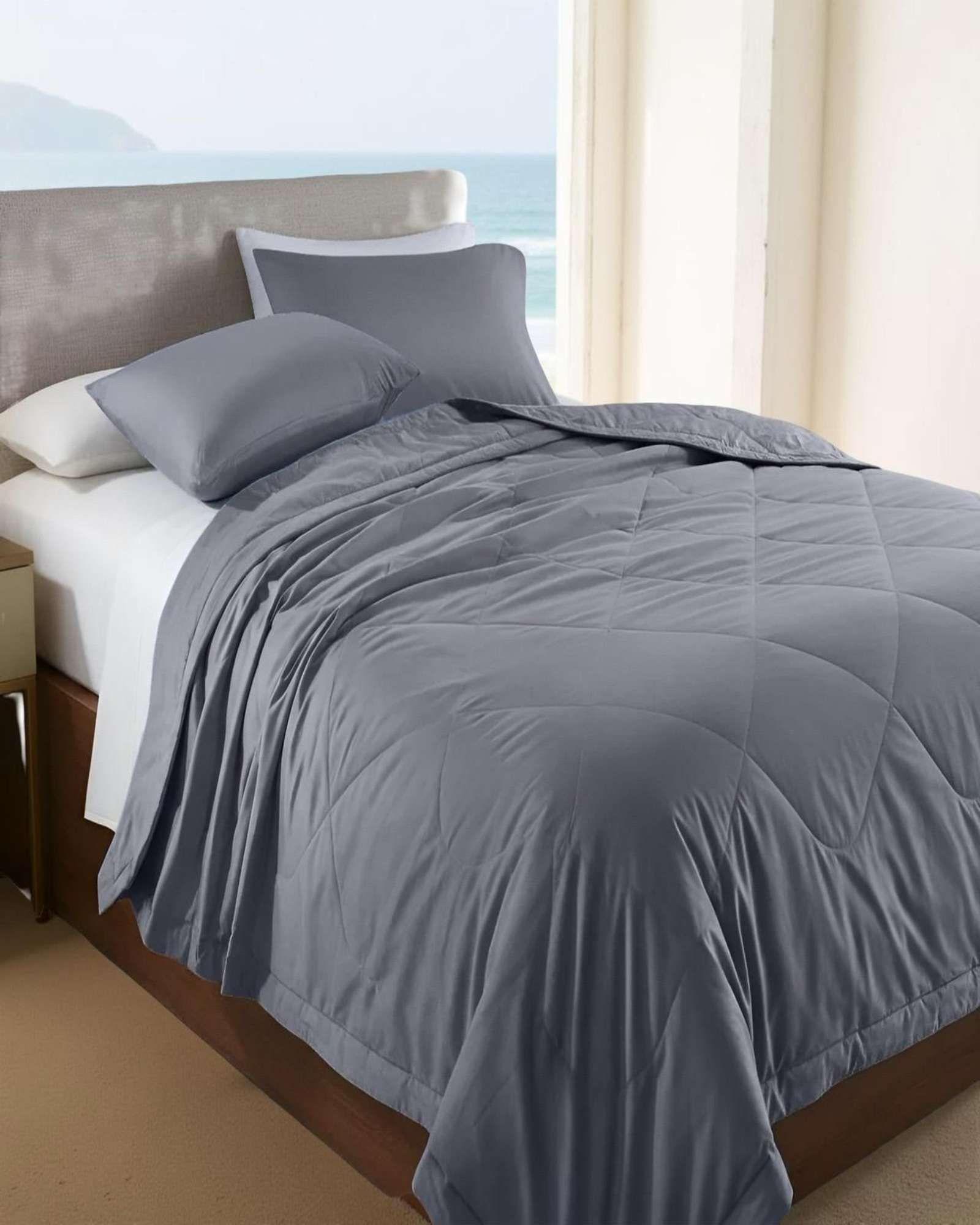 Cubrecama Nórdico Verano plaza y media 180x220cm + 1 Funda Almohada N01-2