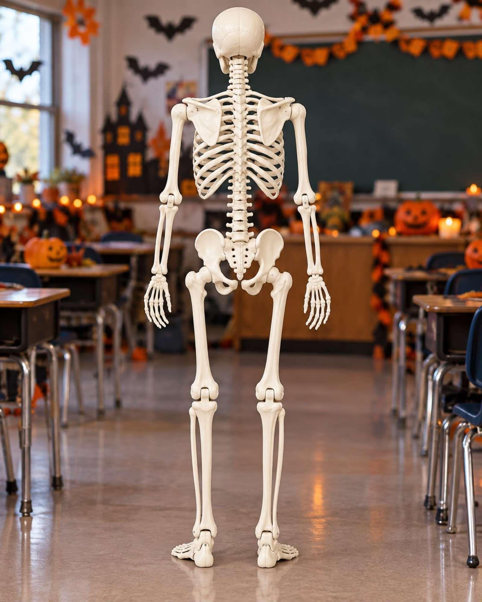 Adorno Esqueleto Halloween Articulado 165 cm-3