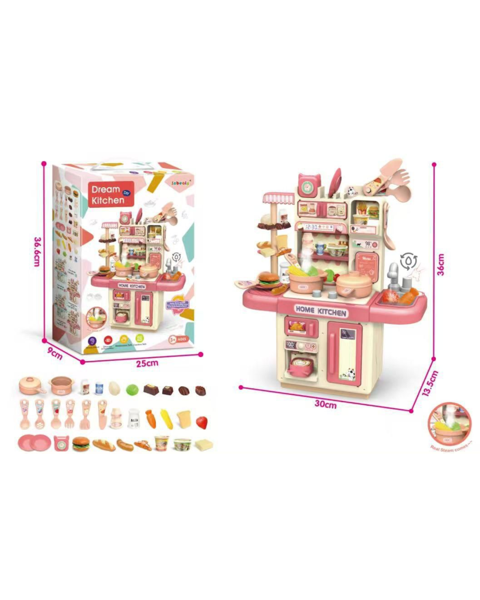 Cocina de Juguete Infantil Dream Kitchen con Accesorios-4