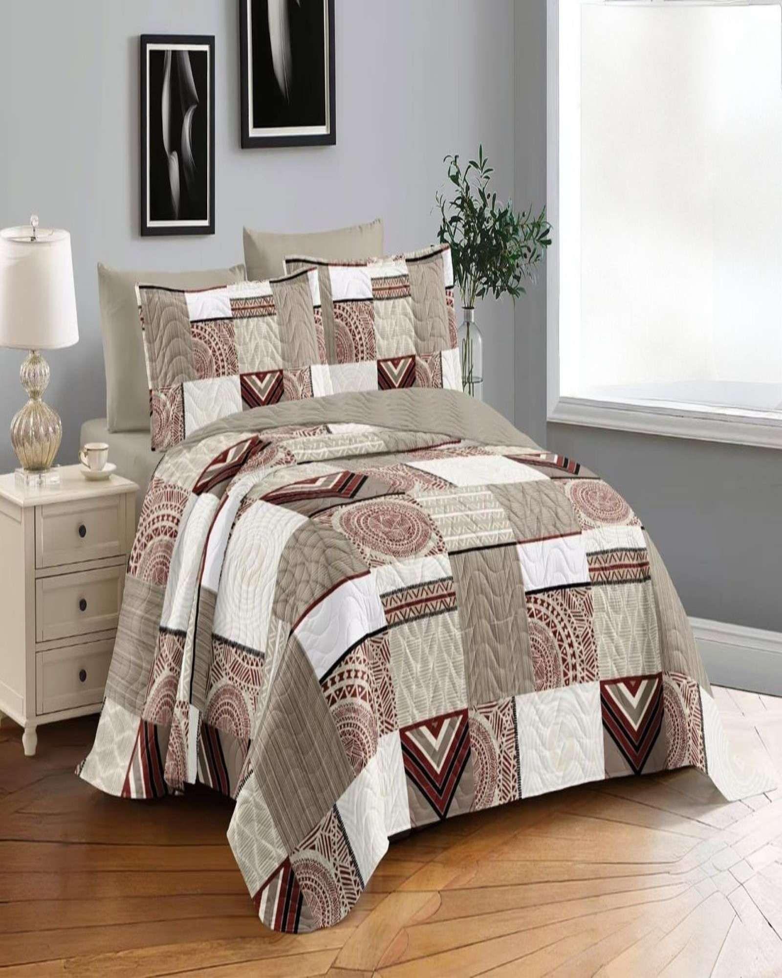 CUBRECAMA COLCHA QUILT VERANO PLAZA Y MEDIA A11-3