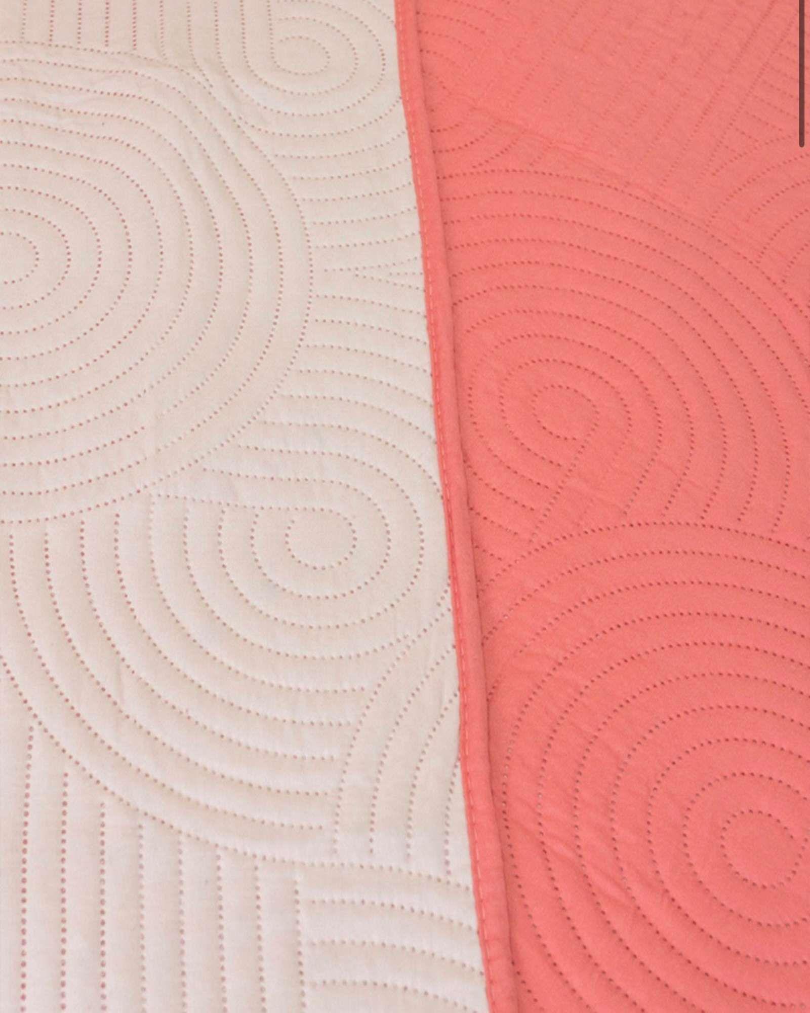 Cubrecama Colcha Quilt Bicolor plaza y media Doral M07-2