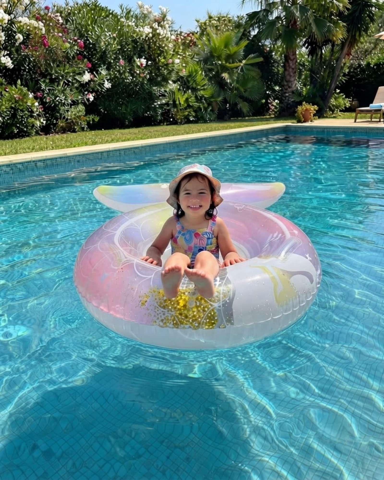 Flotador Infantil Inflable con Asas Diseño Animal para Piscina12-2