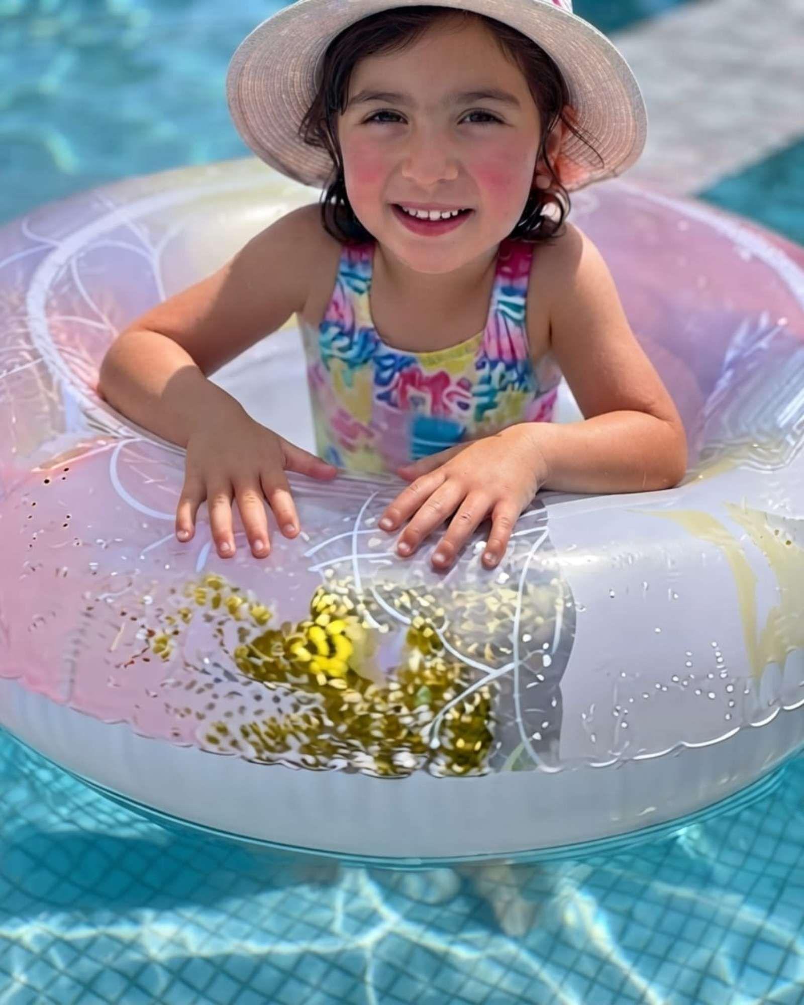 Flotador Infantil Inflable con Asas Diseño Animal para Piscina12-3