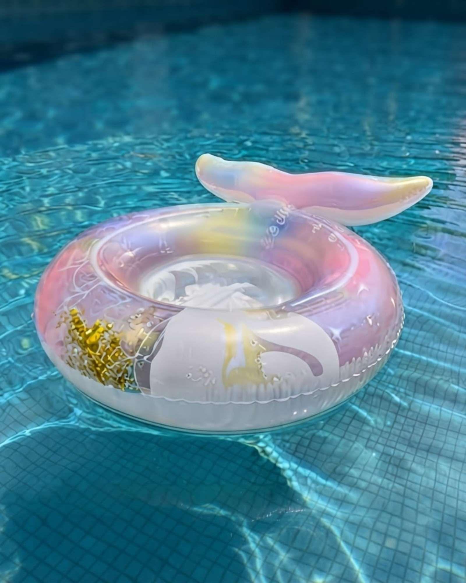 Flotador Infantil Inflable con Asas Diseño Animal para Piscina12-4