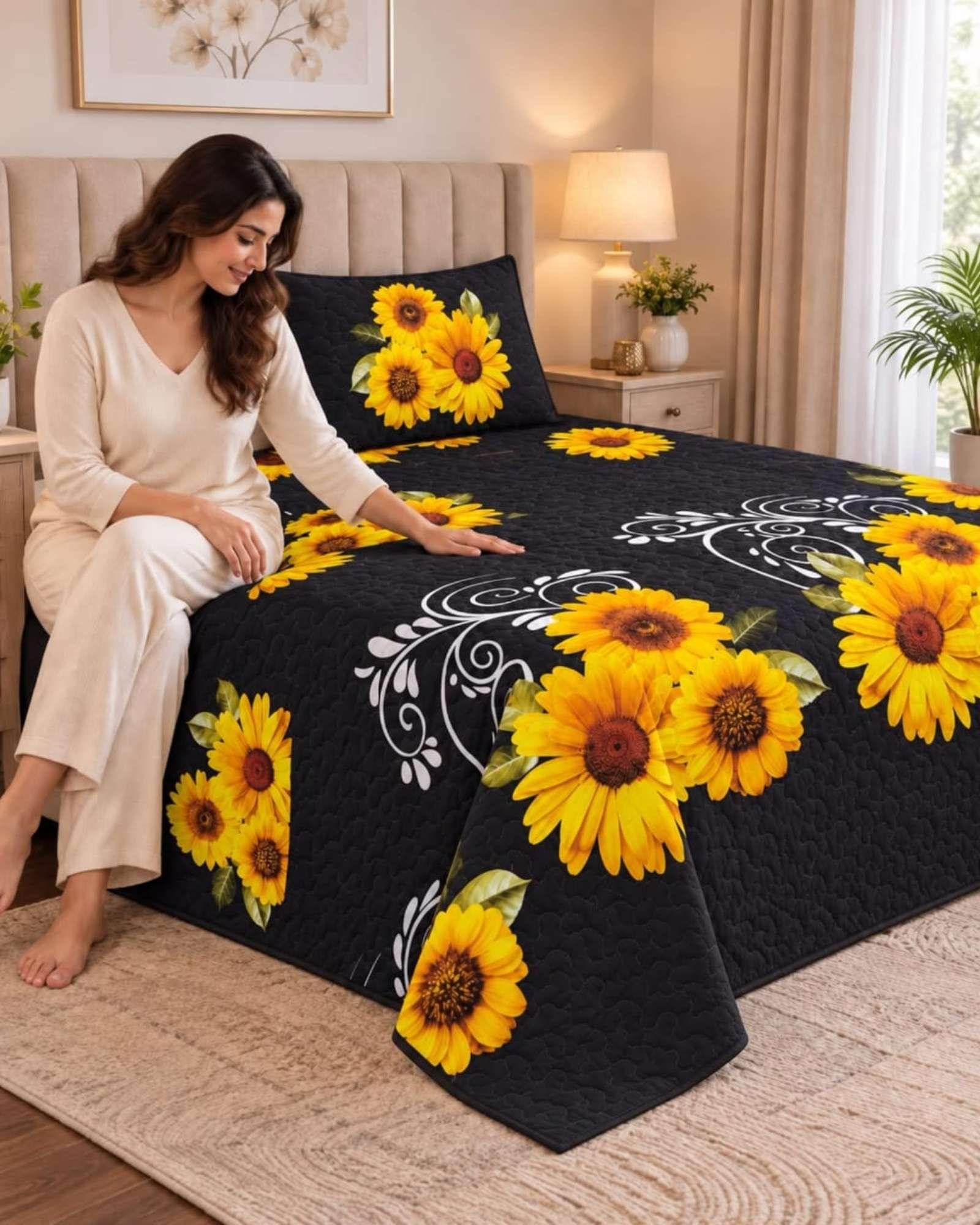 Cubrecama Quilts Plaza y Media  Con Funda De Almohada C16-2