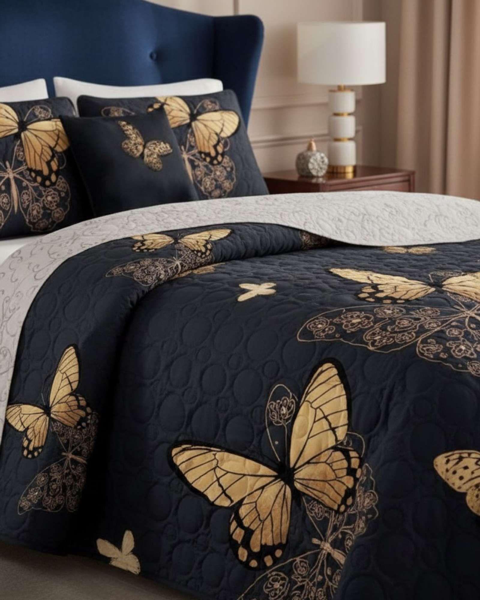 SABANA CON CUBRECAMA DE VERANO 2 PLAZAS + 2 ALMOHADAS s50-2