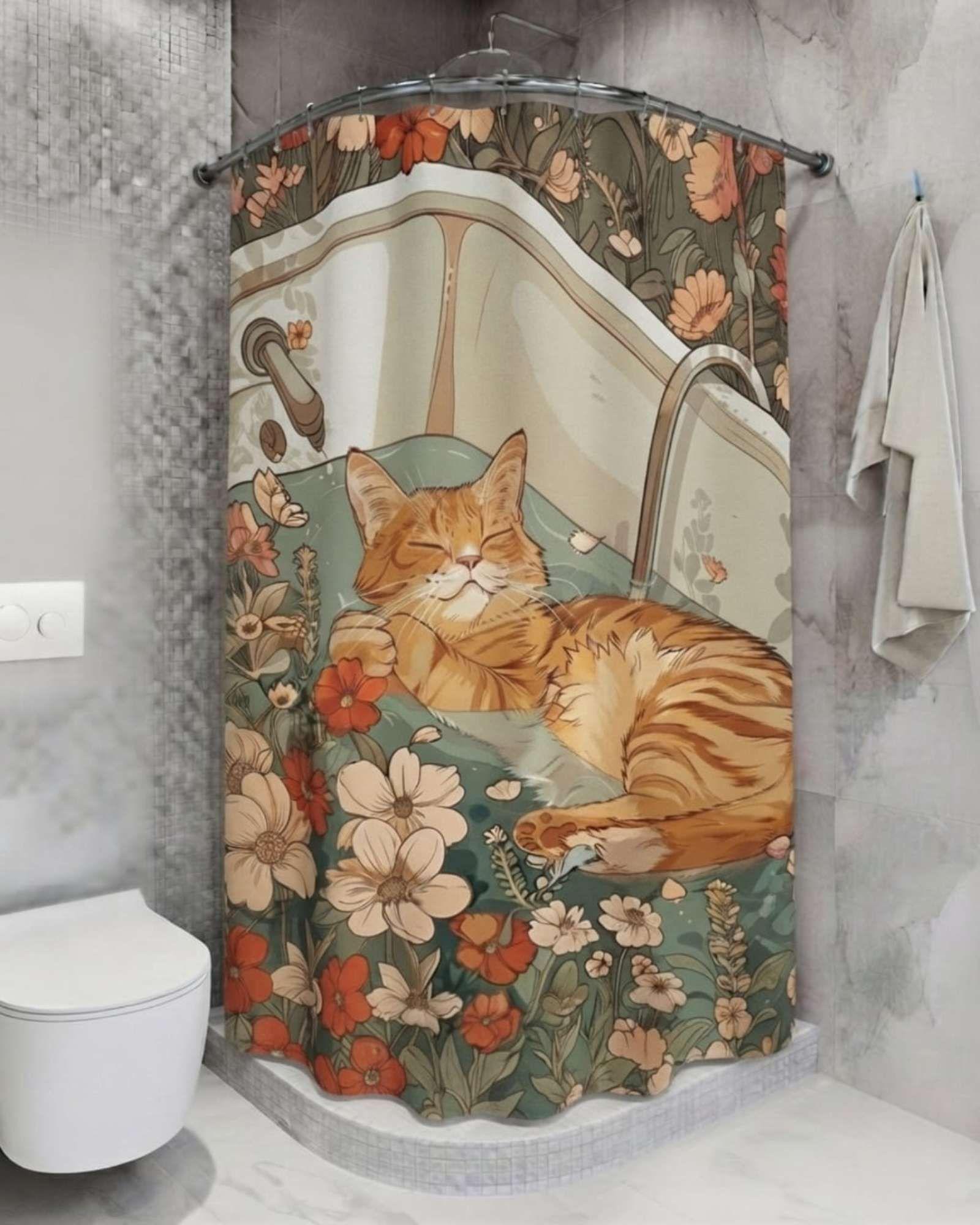 Pack de Cortina De Baño Con Forro Impermeable Surtido.-0