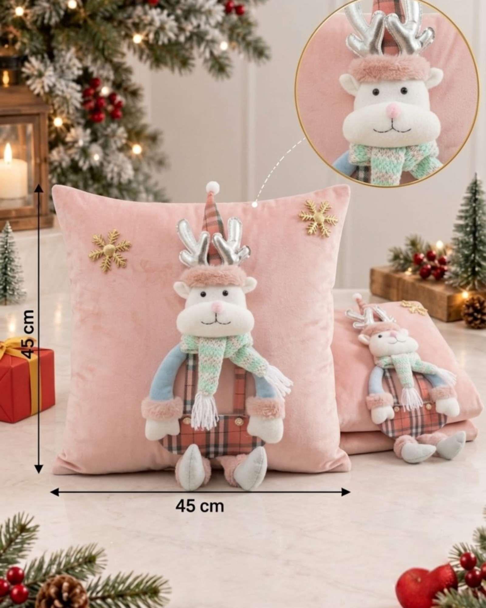 Pack de 2 Fundas para Cojín de Navidad 45x45 cm 18-6