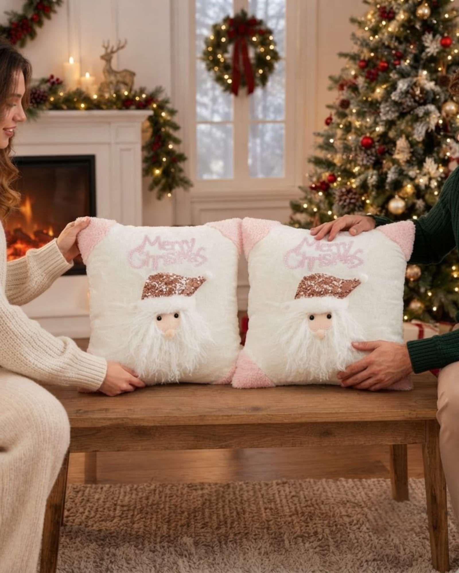 Pack de 2 Fundas para Cojín de Navidad 45x45 cm 19-1