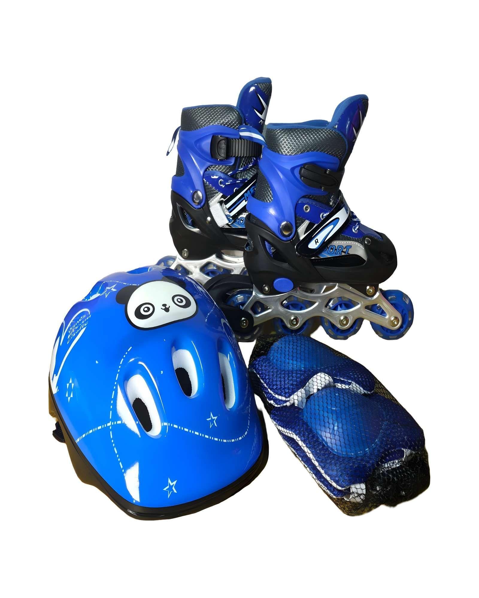 PATIN EN LINEA CON LUCES MAS KIT TALLA S 31-34 A11-0