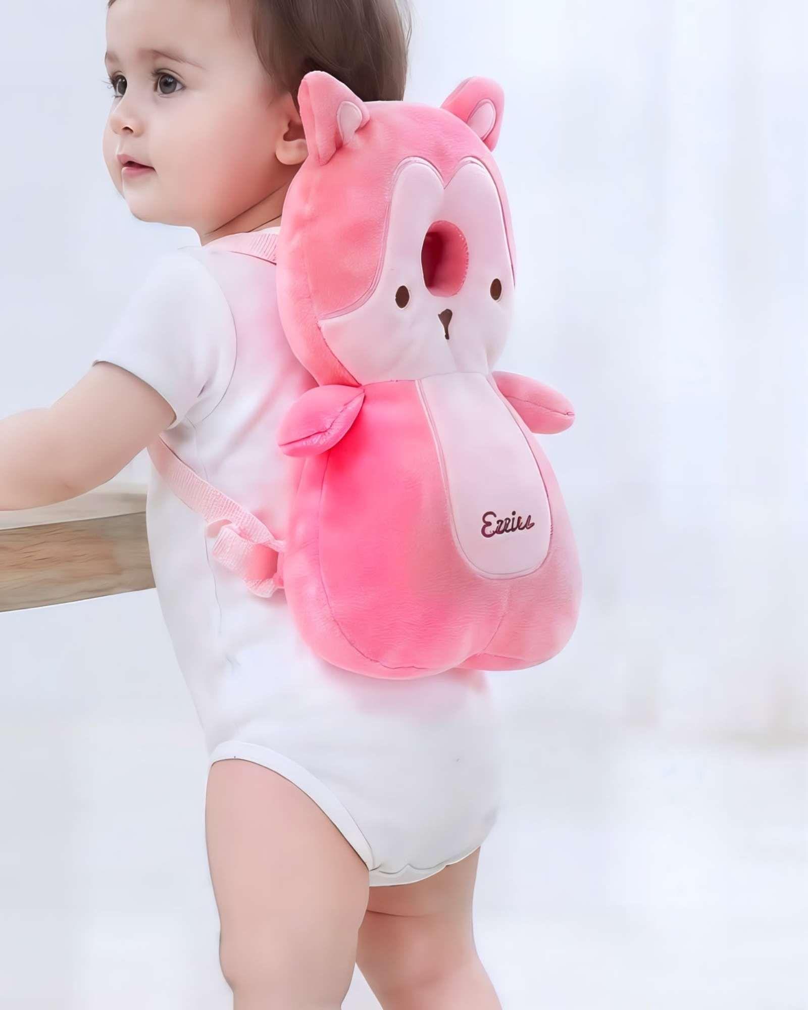 Mochila Protectora De Cabeza Bebes Cojin Anticaidas Peluche-5