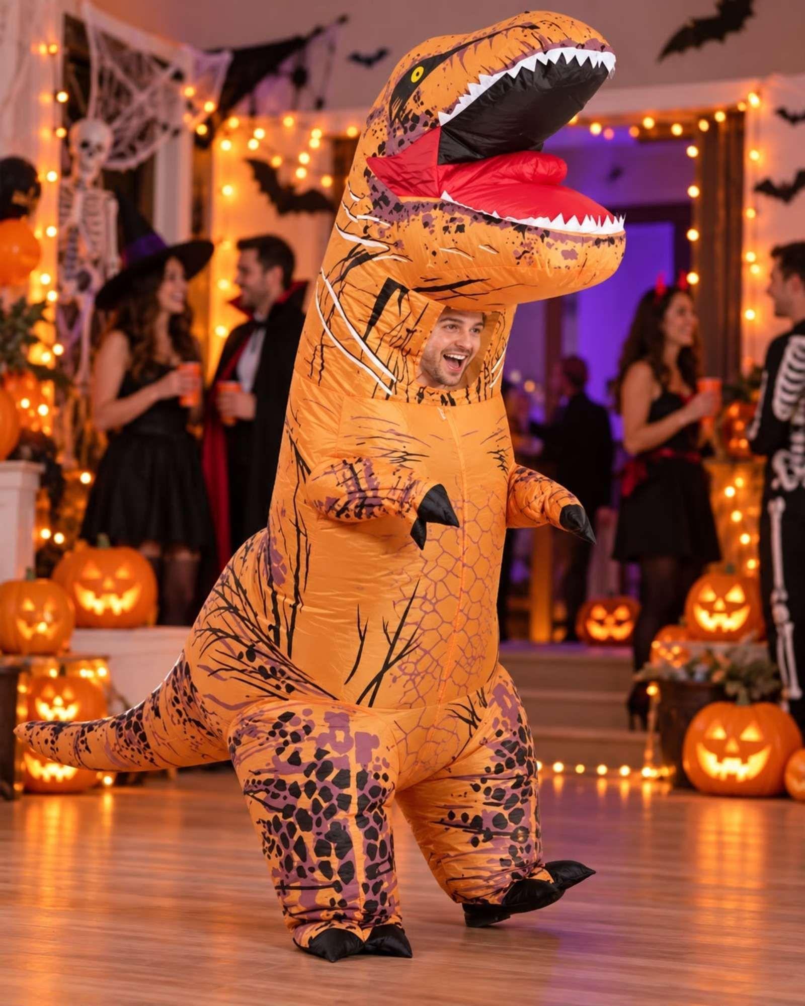 Disfraz Inflable Dinosaurio T-Rex 160-190 cm-5