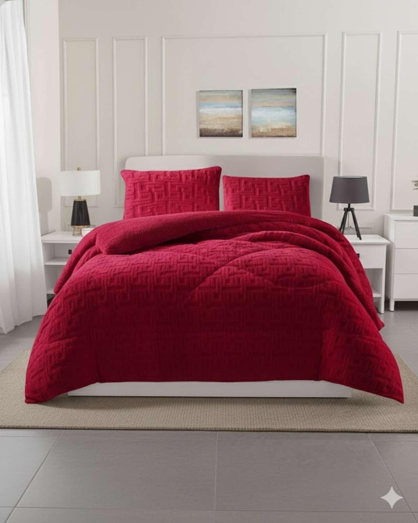 Cubrecama Acolchado con chiporro diseño Texturizado King K20-2