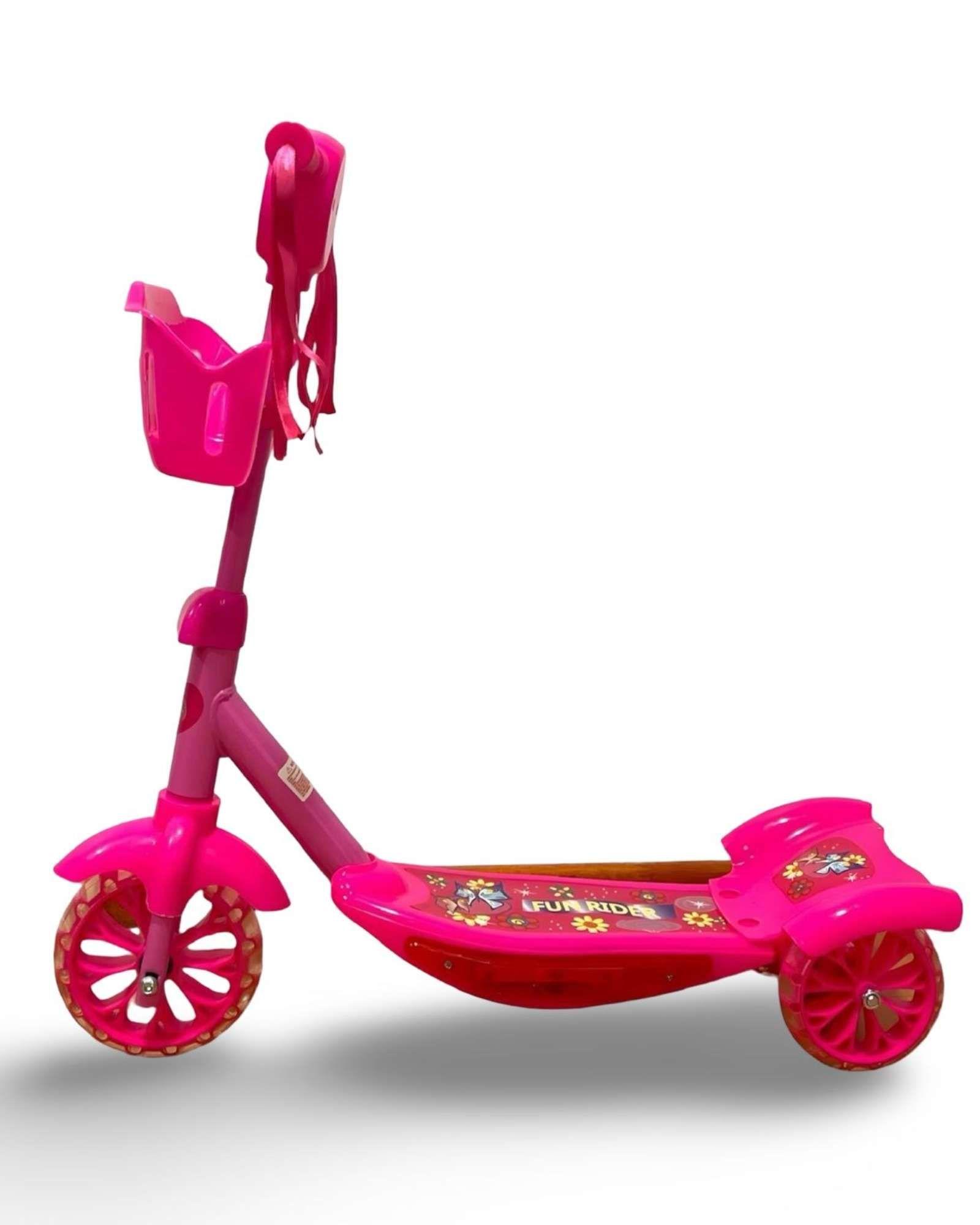 SCOOTER ROSA MUSICAL CON LUZ-2