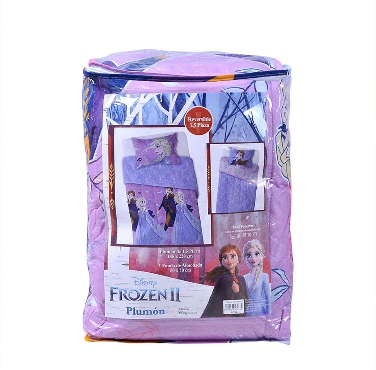 PLUMON NORDICO RELLENO INFANTIL NIÑA FROZEN 02 PLAZA Y MEDIA-2