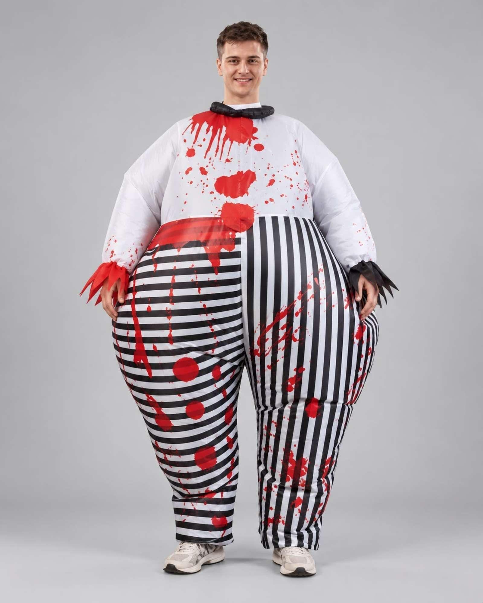 Disfraz Inflable Payaso de Terror 160-190 cm-4