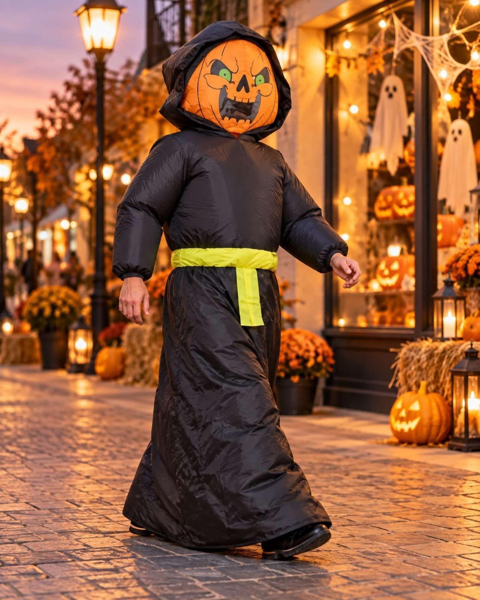 Disfraz Inflable Calabaza de Terror  160-190 cm-1