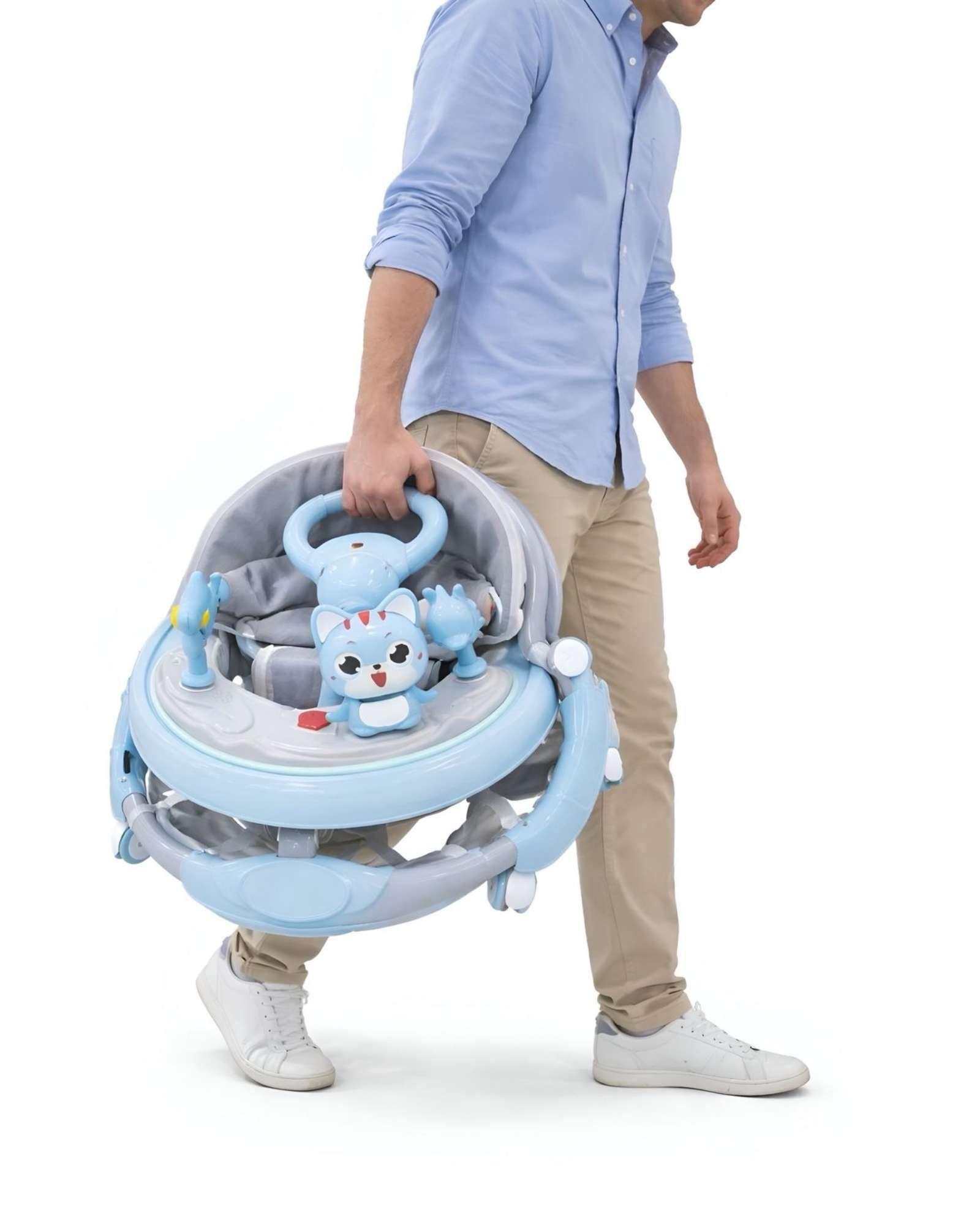 Andador para Bebe con Juegos Interactivos Azul-3
