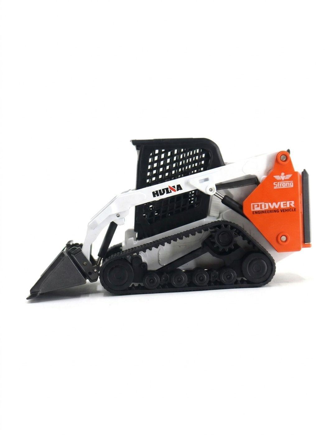 Minicargador Frontal Huina 1705 a Escala Metal Die Cast-2