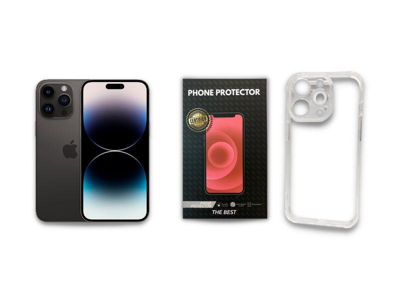 iPhone 14 Pro 128GB Space Black + Carcasa y Lamina Apple | Paris.cl