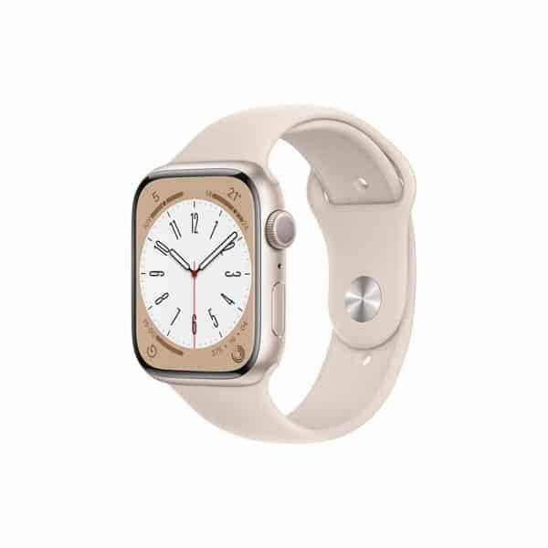 AppleWatch Series 8 con GPS  Starlight Aluminum de 45 mm S/M-1