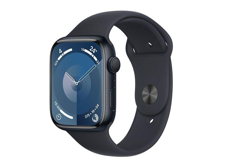Apple Watch Series9 GpsMidnight 45 Mm - Correa Deportiva S/M-1