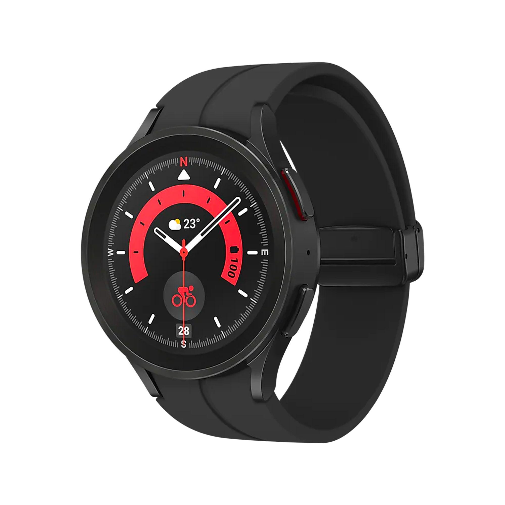 SAMSUNG GALAXY WATCH5 PRO Bluetooth 45MM  BLACK Titanium-0