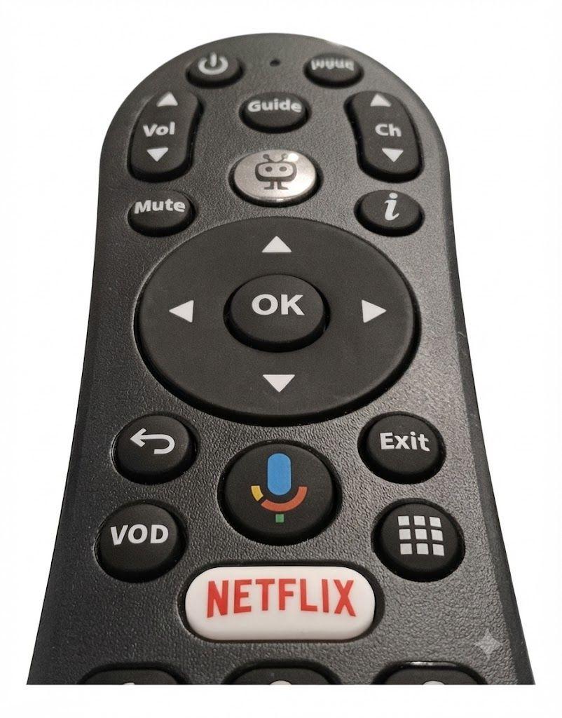 Control Remoto Original Para Decodificador VTR DBox Con Voz-5