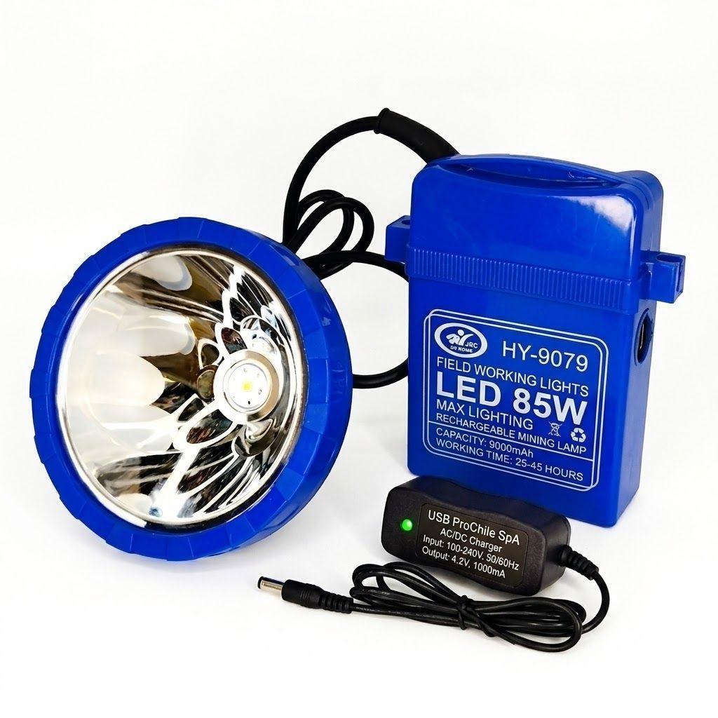 Foco Led Caza  Azul 85w Hy-9079 Luz Blanca-0