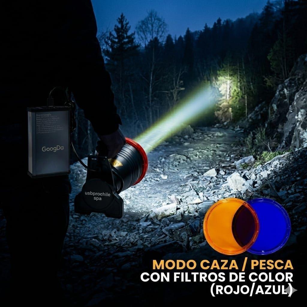 Foco Caza Largo Alcance 7000w Potente-1